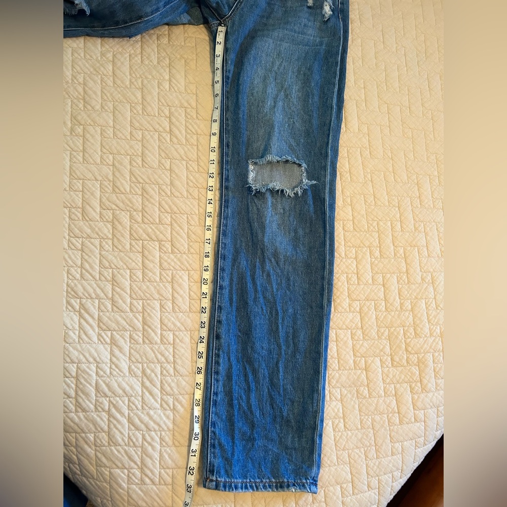 Insane Gene High Rise Straight Distressed Jeans - Picture 7 of 12